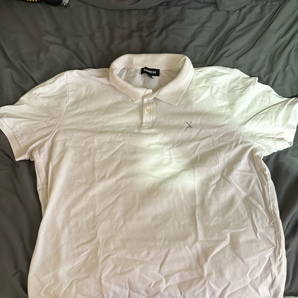 Express White Polo